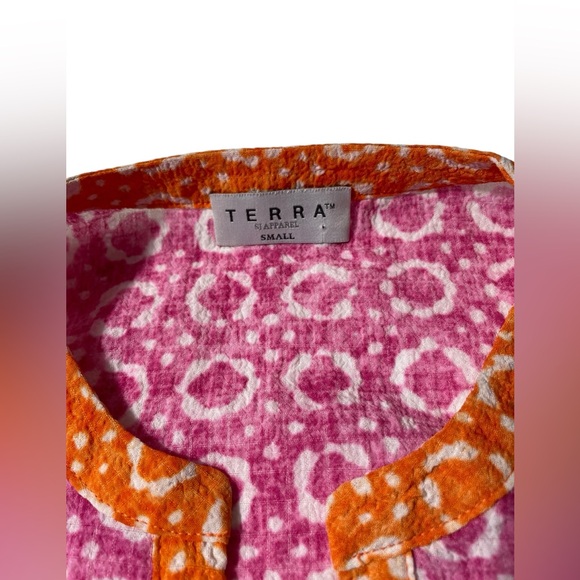 Terra SJ apparel Pink Orange Two Piece Top Size S Bottoms size M - Picture 13 of 15